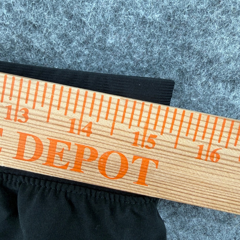 Second Skin Athletic Shorts Mens Med Black Elastic Waist Pockets Training Gym - Picture 15 of 15